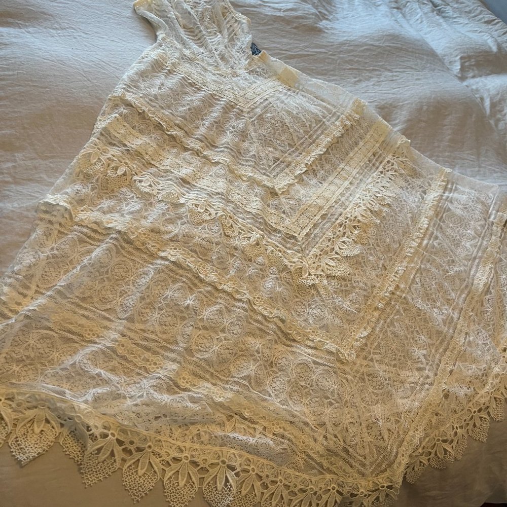 NWT Free People Intimately Ivory Lace Slip S